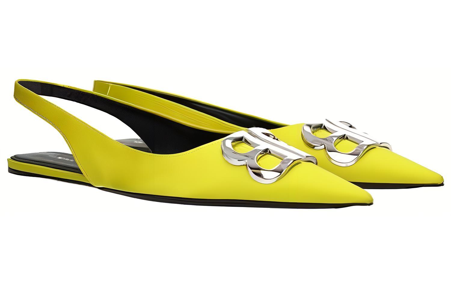 (W) Balenciaga Woven Fashion Sandal 'Yellow' 圖 2