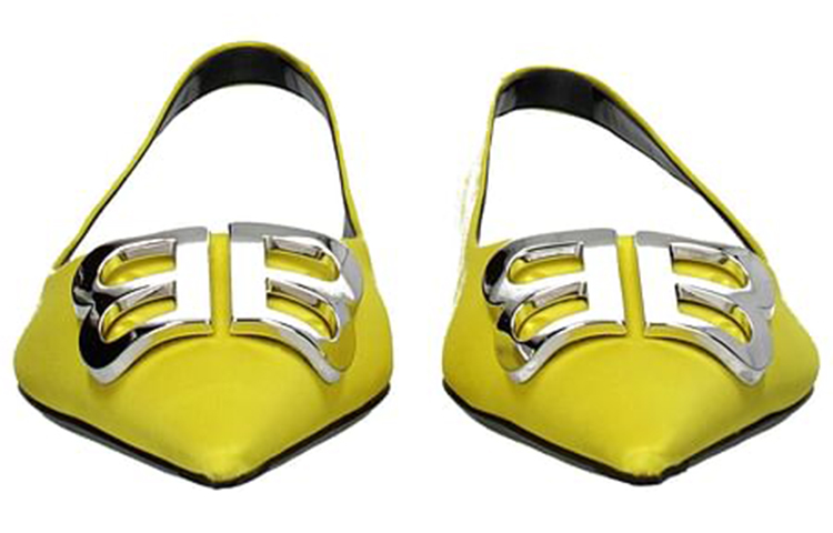 (W) Balenciaga Woven Fashion Sandal 'Yellow' 圖 3