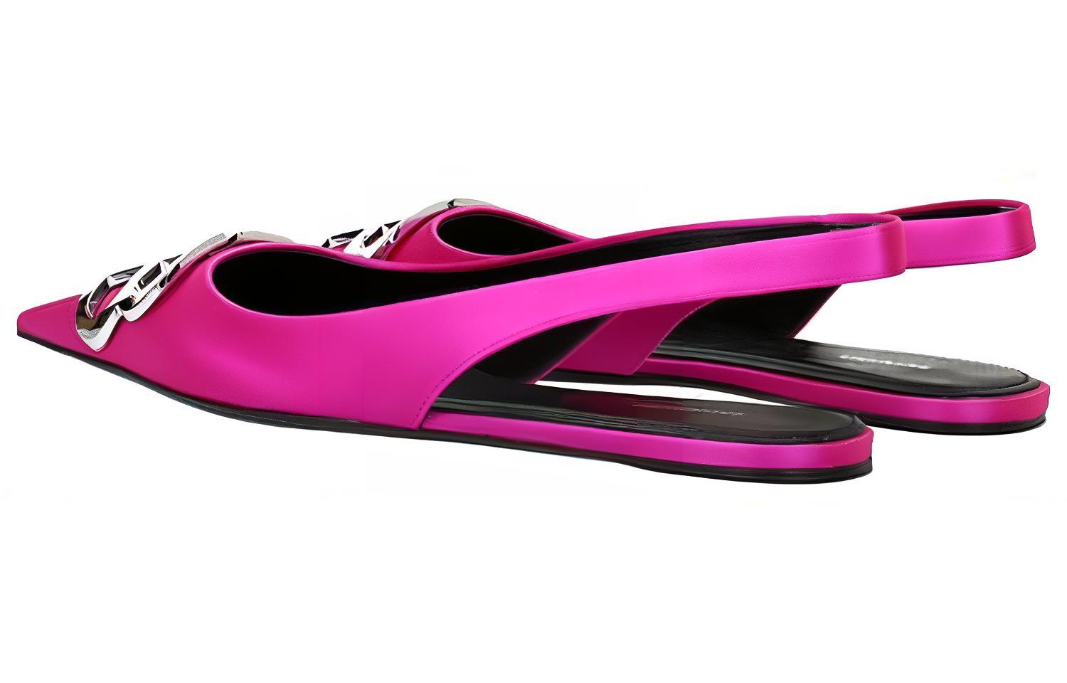 Lookbook (W) Sandal Fesyen Tenunan Balenciaga 'Ungu Merah' 566651W0WM05620