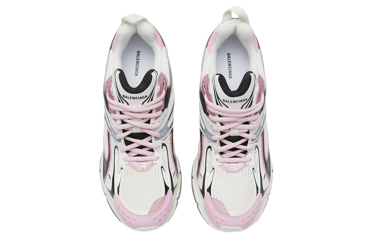 Lookbook (W) Balenciaga X-Pander Sneakerhakken ''Wit Roze Zwart'' 669046W2RC65012