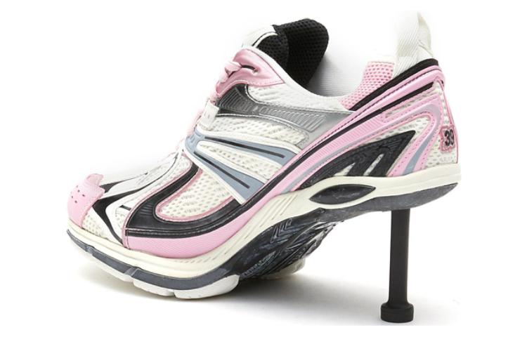 Shop (W) Balenciaga X-Pander Sneakerhakken ''Wit Roze Zwart'' 669046W2RC65012