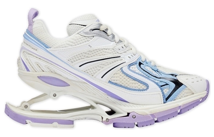 Lookbook (W) Baskets Balenciaga X-Pander ''Blanc Bleu Violet'' 653870W2RA89045