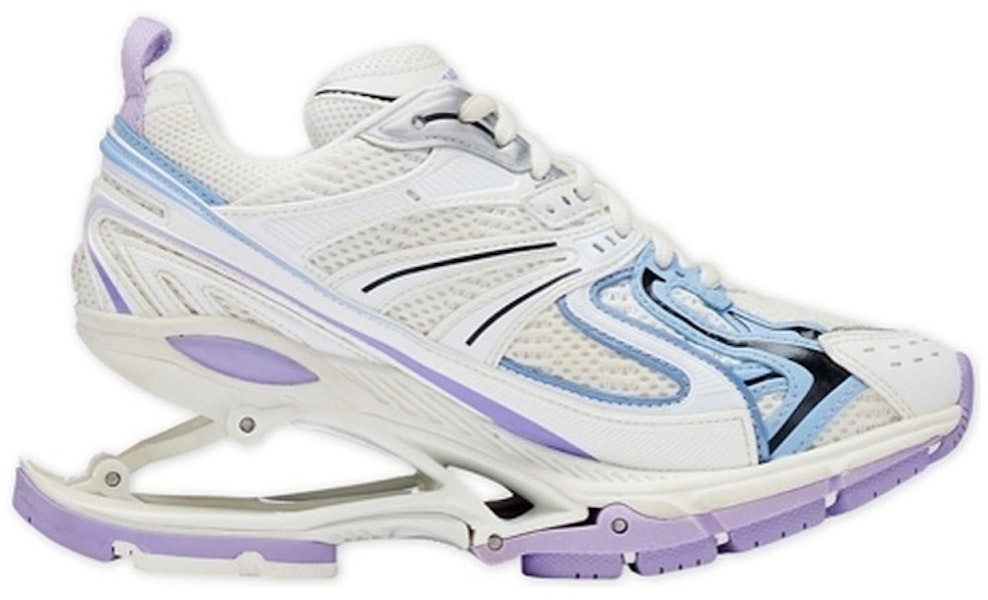 (W) Baskets Balenciaga X-Pander ''Blanc Bleu Violet'' 653870W2RA89045 Lookbook (W) Baskets Balenciaga X-Pander ''Blanc Bleu Violet'' 653870W2RA89045