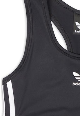 (Women) Balenciaga x Adidas Black Logo Stripe Slim Sports Bra FW22. 7243044A8B51077 Shop (Women) Balenciaga x Adidas Black Logo Stripe Slim Sports Bra FW22. 7243044A8B51077