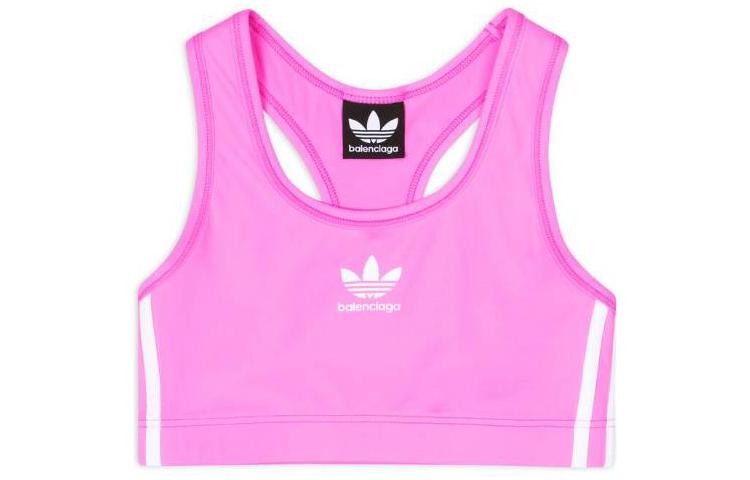Order (W) Balenciaga x adidas FW22 Logo Print Bra Sukan Berjalur Pink. 7243044A8B55877