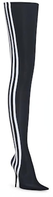 (Women) Balenciaga x adidas Knife Over The Knee Boots 'Black White' 724074W2ES11090 Order (Women) Balenciaga x adidas Knife Over The Knee Boots 'Black White' 724074W2ES11090