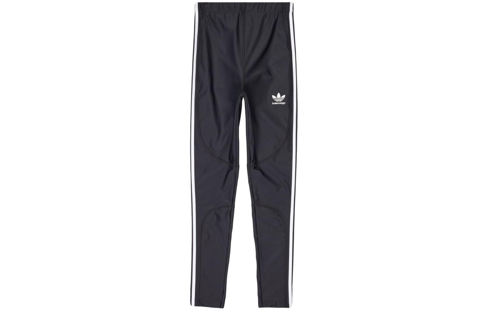 Order (W) 발렌시아가 x 아디다스 오리지널 FW22 하이웨이스트 로고 레깅스 블랙. 731612TYK071000