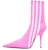 (W) Balenciaga x adidas Originals Knife 110mm Booties 'Pink' - But Kasut Tumit Tinggi 724073W2ES15090