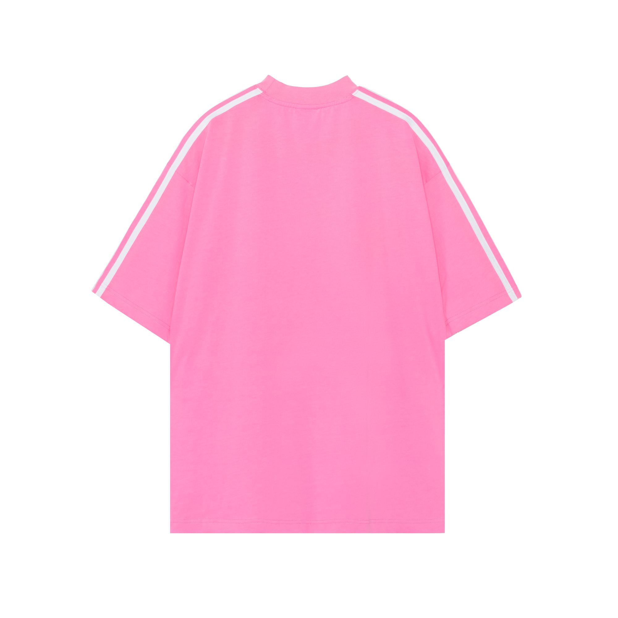 (Women) Balenciaga Adidas Originals SS23 Striped Logo Crewneck Pink T-Shirt Women. 723955TNVU45280 圖 3