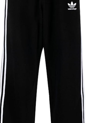 (W) Balenciaga x adidas SS23 黑色運動標誌條紋針織長褲。 723817TNVN28482 Sizing (W) Balenciaga x adidas SS23 黑色運動標誌條紋針織長褲。 723817TNVN28482