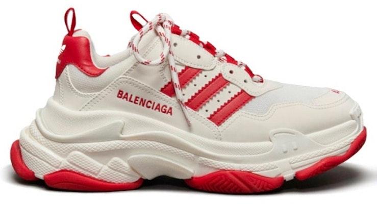 (W) Balenciaga x adidas Triple S Zapatillas 'Blanco Rojo' ID4734 Buy (W) Balenciaga x adidas Triple S Zapatillas 'Blanco Rojo' ID4734