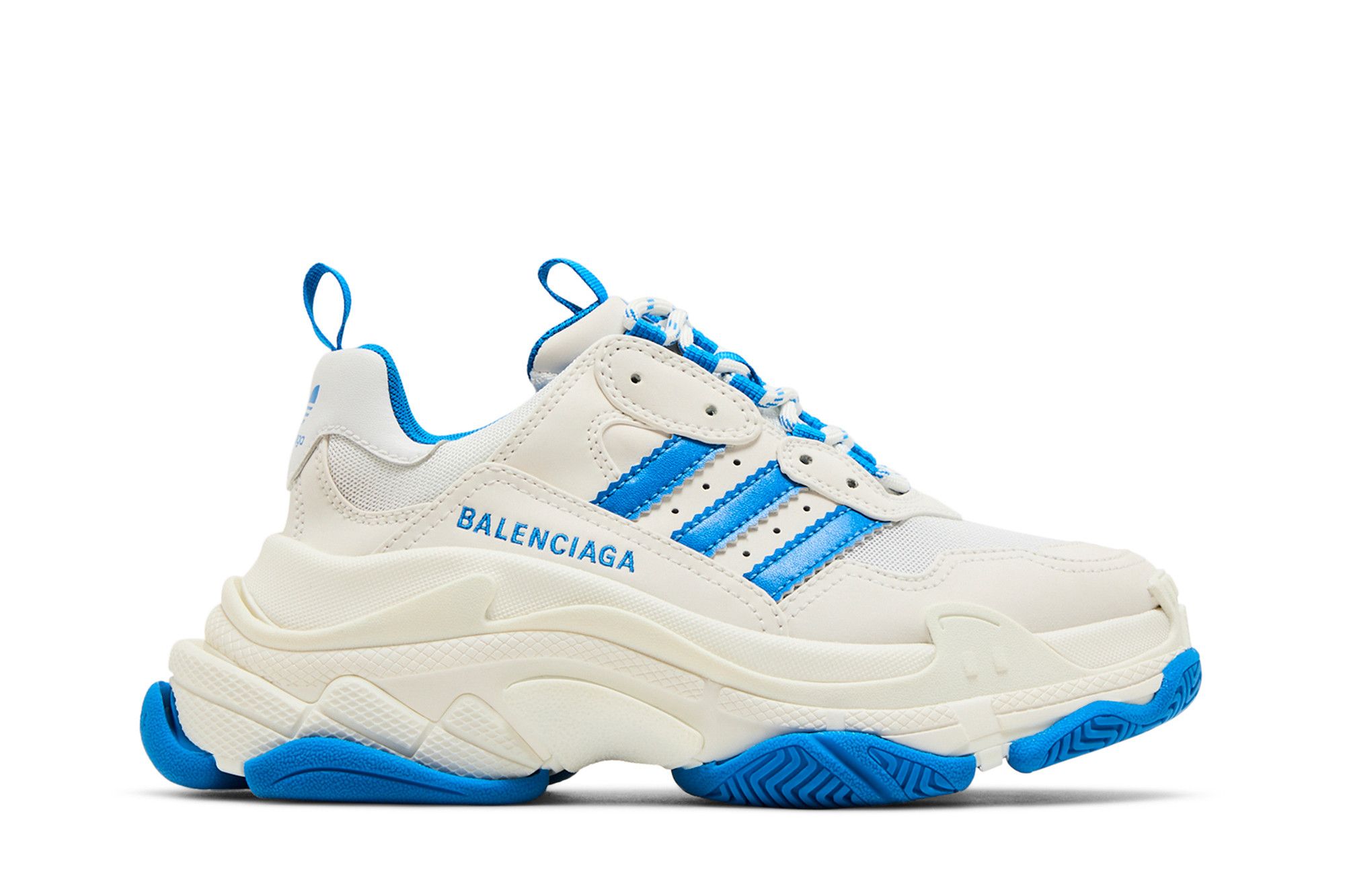 (Women) Balenciaga x adidas Triple S Sneaker 'White Blue' IF0174