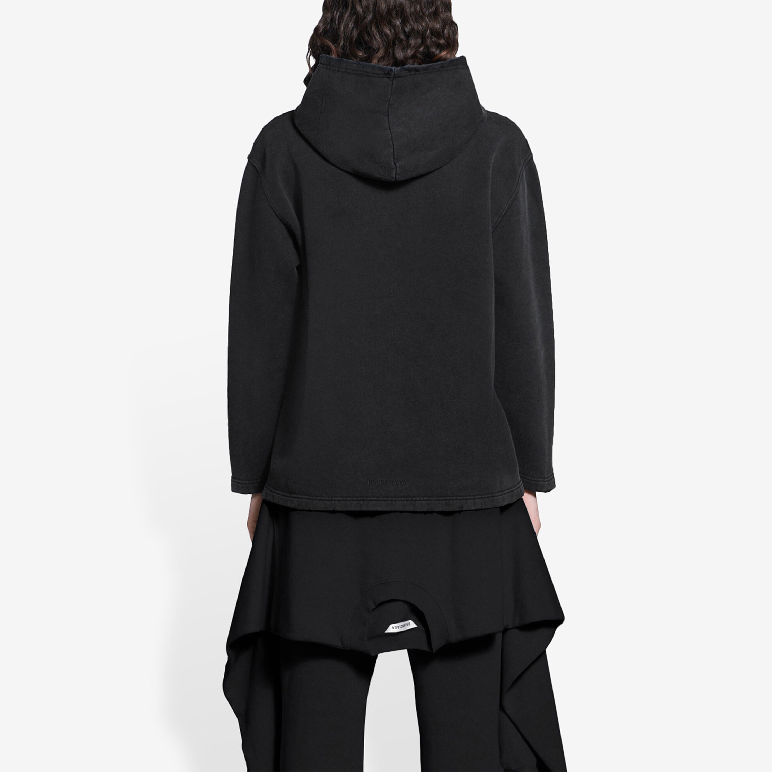 (Women) Balenciaga Rammstein Black Cropped Hoodie Collaboration. 670946TLV531000 圖 5