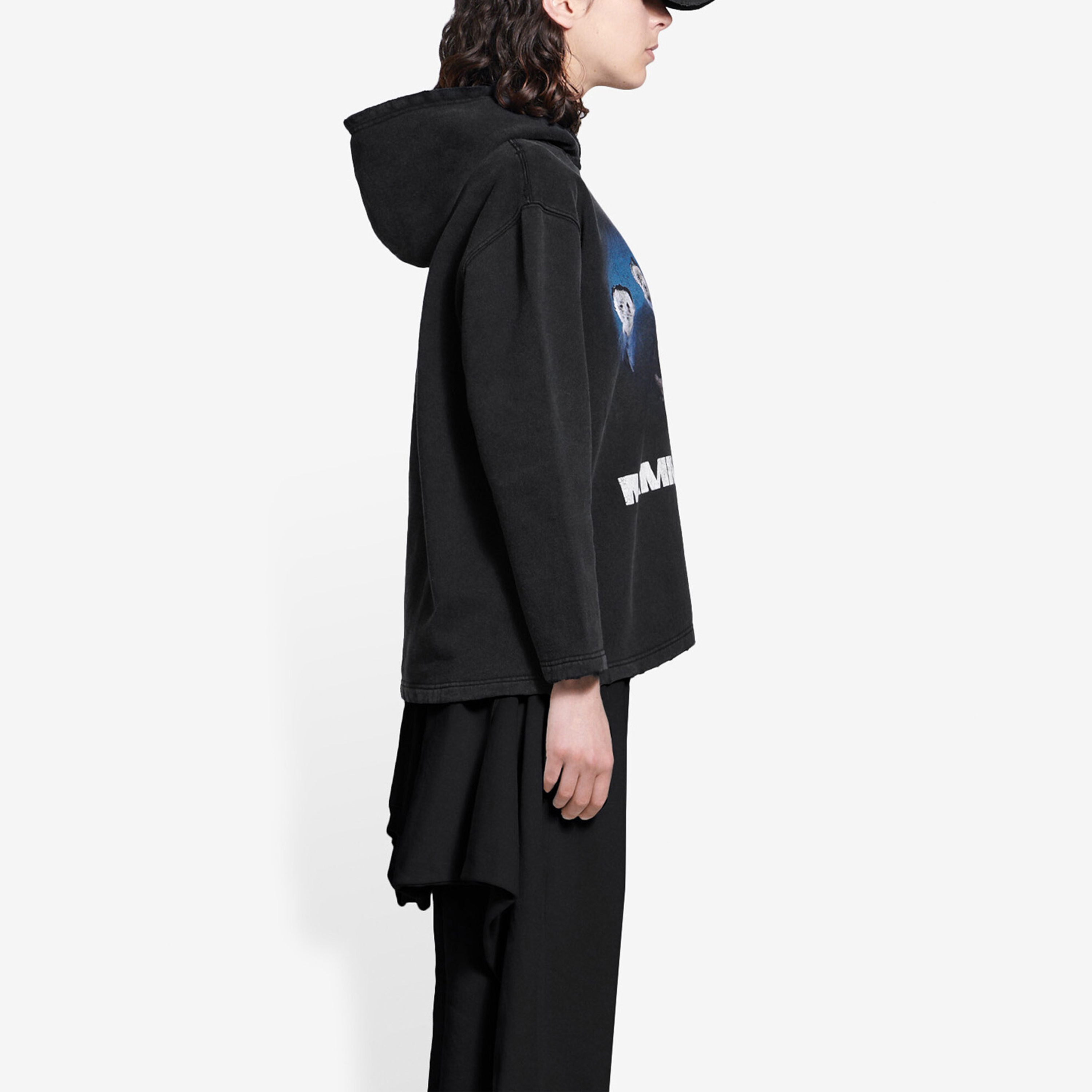 (Women) Balenciaga Rammstein Black Cropped Hoodie Collaboration. 670946TLV531000 圖 6