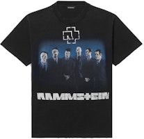 (Women) Balenciaga x Rammstein Black T-Shirt Regular Fit 670943TLV511000 (Women) Balenciaga x Rammstein Black T-Shirt Regular Fit 670943TLV511000