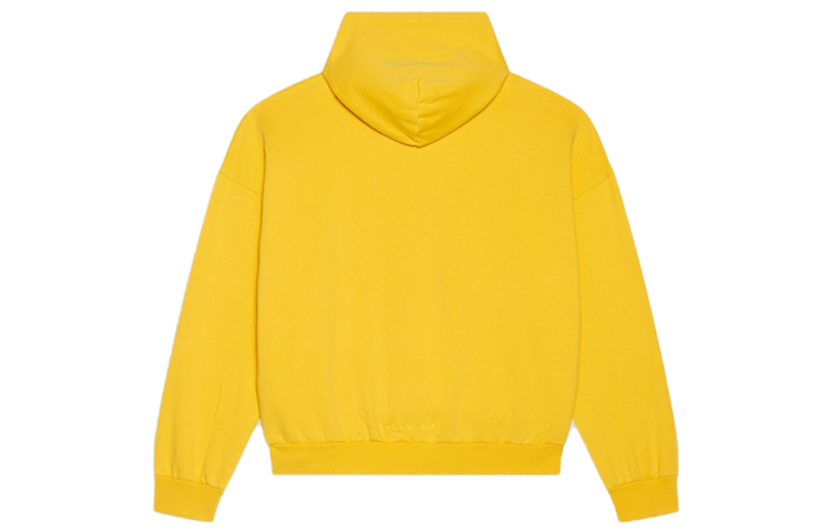 Lookbook (W) Balenciaga Hoodie Kuning Printed Pullover Regular Fit. 675003TLVG87200