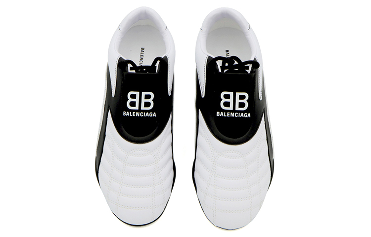 Lookbook (W) Balenciaga Zen Zapatillas 'Blanco Negro' 617539-W2CG1-9010