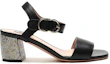 Order (W) BALLY ''Sandales à Talons Hauts en Cuir Noir'' 6231157
