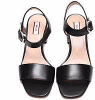 Shop (Women) BALLY 'Black Leather High Heel Sandal' 6231157