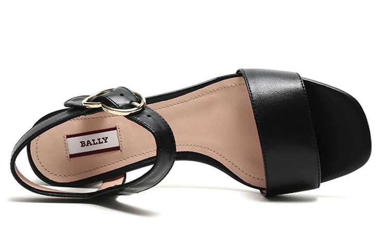 Purchase (W) BALLY ''Sandales à Talons Hauts en Cuir Noir'' 6231157