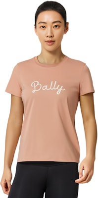 (W) 발리 핑크 로고 프린트 크루넥 반팔 티셔츠 SS22. 6300246 Shop (W) 발리 핑크 로고 프린트 크루넥 반팔 티셔츠 SS22. 6300246