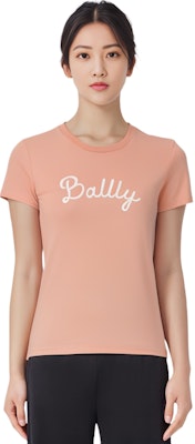 (W) 발리 핑크 로고 프린트 크루넥 반팔 티셔츠 SS22. 6300246 Purchase (W) 발리 핑크 로고 프린트 크루넥 반팔 티셔츠 SS22. 6300246