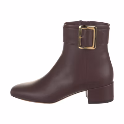 (W) BALLY Ankle Boot 'Burgundy Buckle'