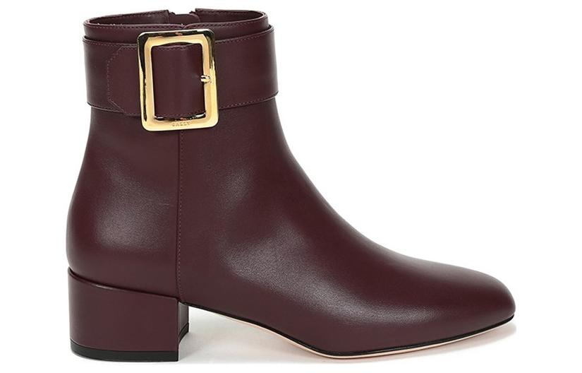 (W) BALLY Ankle Boot 'Burgundy Buckle' 圖 3