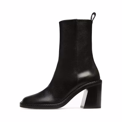 (W) BALLY Austine 'Black Zip Sheepskin'