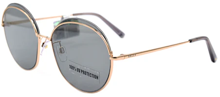 Order (W) Gafas de Sol Redondas BALLY Avant-Garde Holiday BY0077-D Mujer Oro/Negro. BY0077-D 28C
