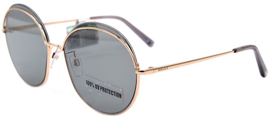 (W) BALLY Kacamata Bundar Wanita BY0077-D Emas/Hitam Avant-Garde Holiday. BY0077-D 28C Order (W) BALLY Kacamata Bundar Wanita BY0077-D Emas/Hitam Avant-Garde Holiday. BY0077-D 28C