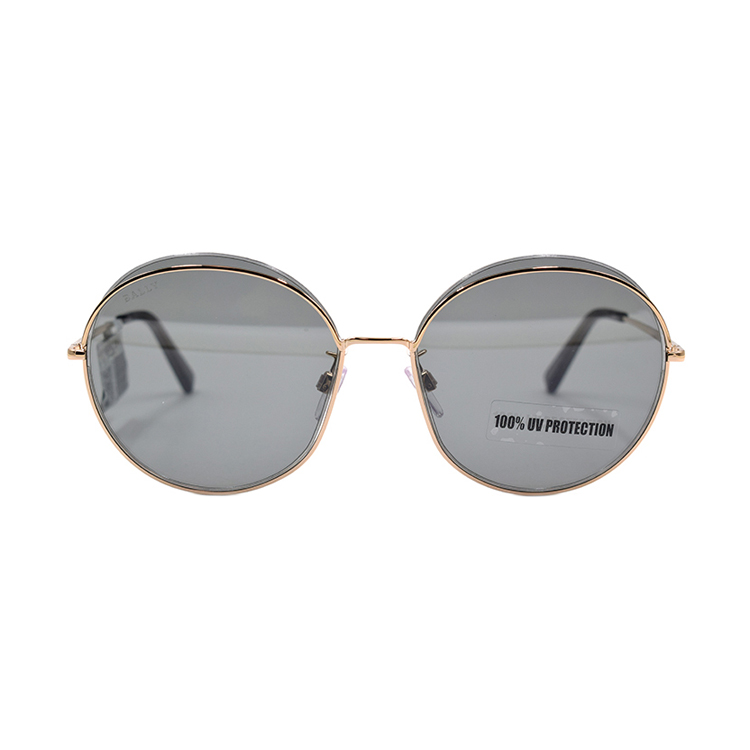 Lookbook (W) BALLY Kacamata Bundar Wanita BY0077-D Emas/Hitam Avant-Garde Holiday. BY0077-D 28C