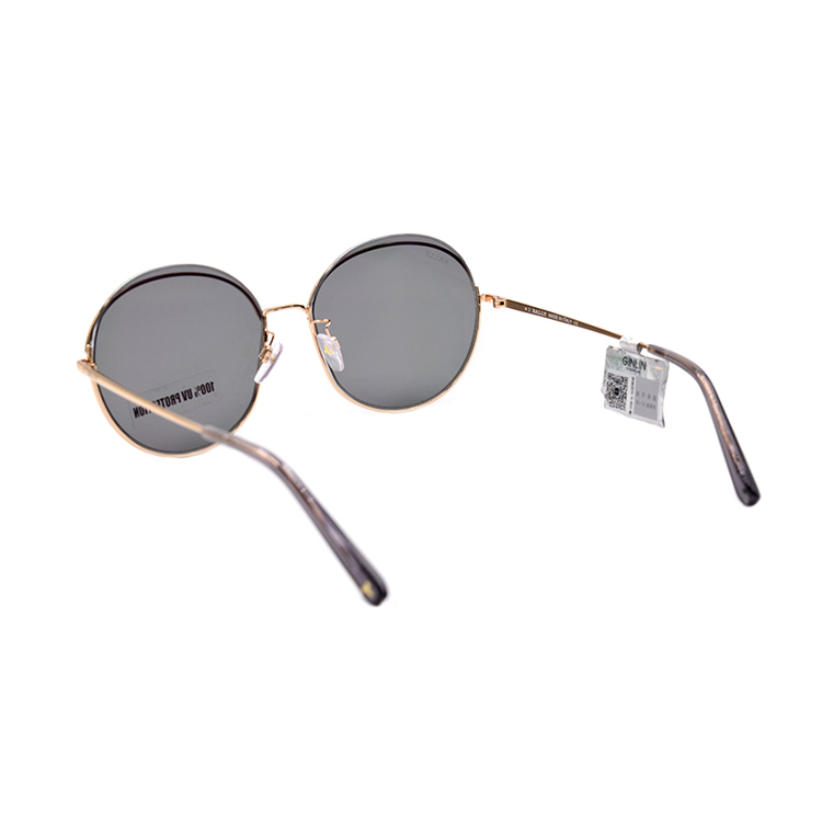 Purchase (W) BALLY Kacamata Bundar Wanita BY0077-D Emas/Hitam Avant-Garde Holiday. BY0077-D 28C