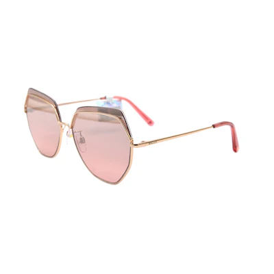 (Women) BALLY Avant-Garde Holiday Sunglasses BY0076-D Women Gold/Pink-Red. BY0076-D 28Z