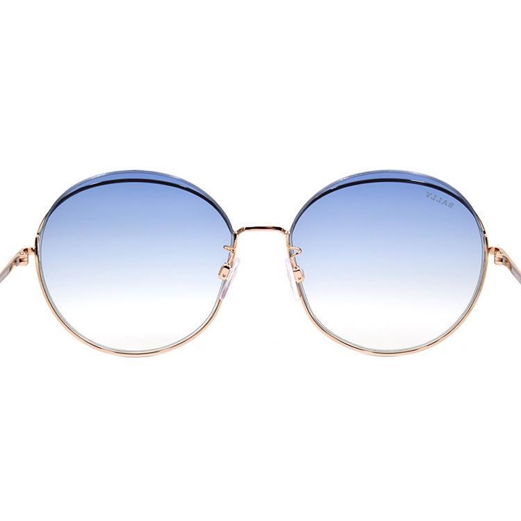 Lookbook (W) BALLY アバンギャルド ホリデーサングラス BY0077-D ゴールド/ブルーグラデーション BY0077-D 28W