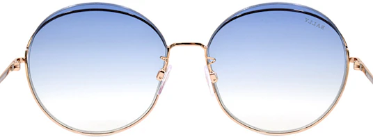 Lookbook (W) BALLY Gafas de Sol Avant-Garde Festivas BY0077-D Dorado/Degradado Azul. BY0077-D 28W