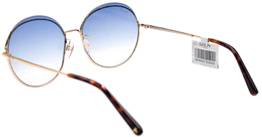 Shop (W) BALLY Gafas de Sol Avant-Garde Festivas BY0077-D Dorado/Degradado Azul. BY0077-D 28W