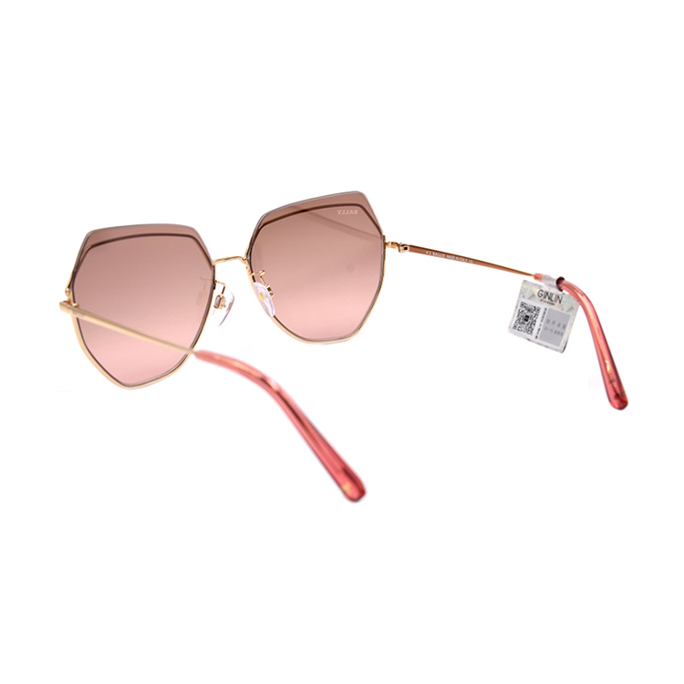 Purchase (W) BALLY Avant-Garde Cermin Mata BY0076-D Wanita Emas/Pink-Merah. BY0076-D 28Z