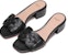 (W) BALLY B-Chain Kulit Tumit Tebal 'Hitam' 6239488