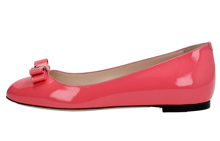 (W) BALLY Ballet Flat 'Pink Patent'