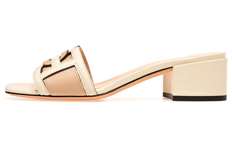 (Women) BALLY BAYYL Peoni 'Simplified Retro Chunky Heel Sandal White' 6238213