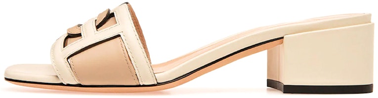 (Women) BALLY BAYYL Peoni 'Simplified Retro Chunky Heel Sandal White' 6238213 (Women) BALLY BAYYL Peoni 'Simplified Retro Chunky Heel Sandal White' 6238213