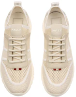 Shop BALLY Bieny 涤纶針織運動鞋 女款 米白色