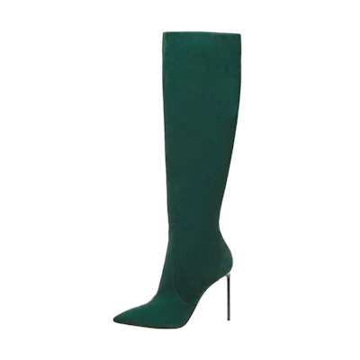 (W) BALLY Block High Boot 'Green Leather'