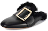 Order (W) Sandali Slip-On in Pelle di Vitello Nera BALLY Punta Tonda 6223313