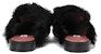 (Women) BALLY Calfskin Round Toe Slip-On Sandals 'Black' 6223313