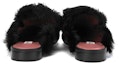 Lookbook (Women) BALLY Calfskin Round Toe Slip-On Sandals 'Black' 6223313