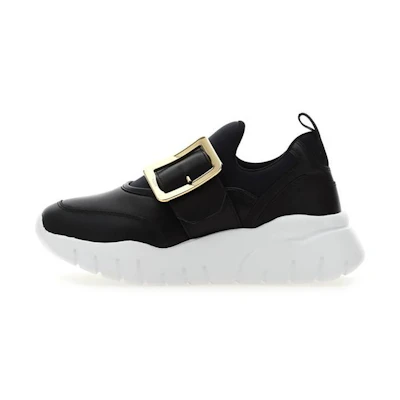 (W) BALLY Calfskin Sneaker 'Black Fashion'