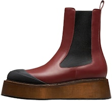 (Women) BALLY Chelsea Boot 'Red Leather Fashion' 6301654 (Women) BALLY Chelsea Boot 'Red Leather Fashion' 6301654