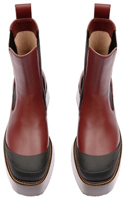 (Women) BALLY Chelsea Boot 'Red Leather Fashion' 6301654 Order (Women) BALLY Chelsea Boot 'Red Leather Fashion' 6301654